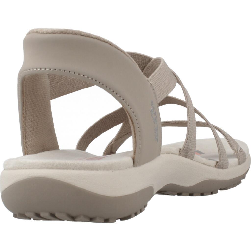Sandalias Planas Mujer Skechers  Marrón 3/6