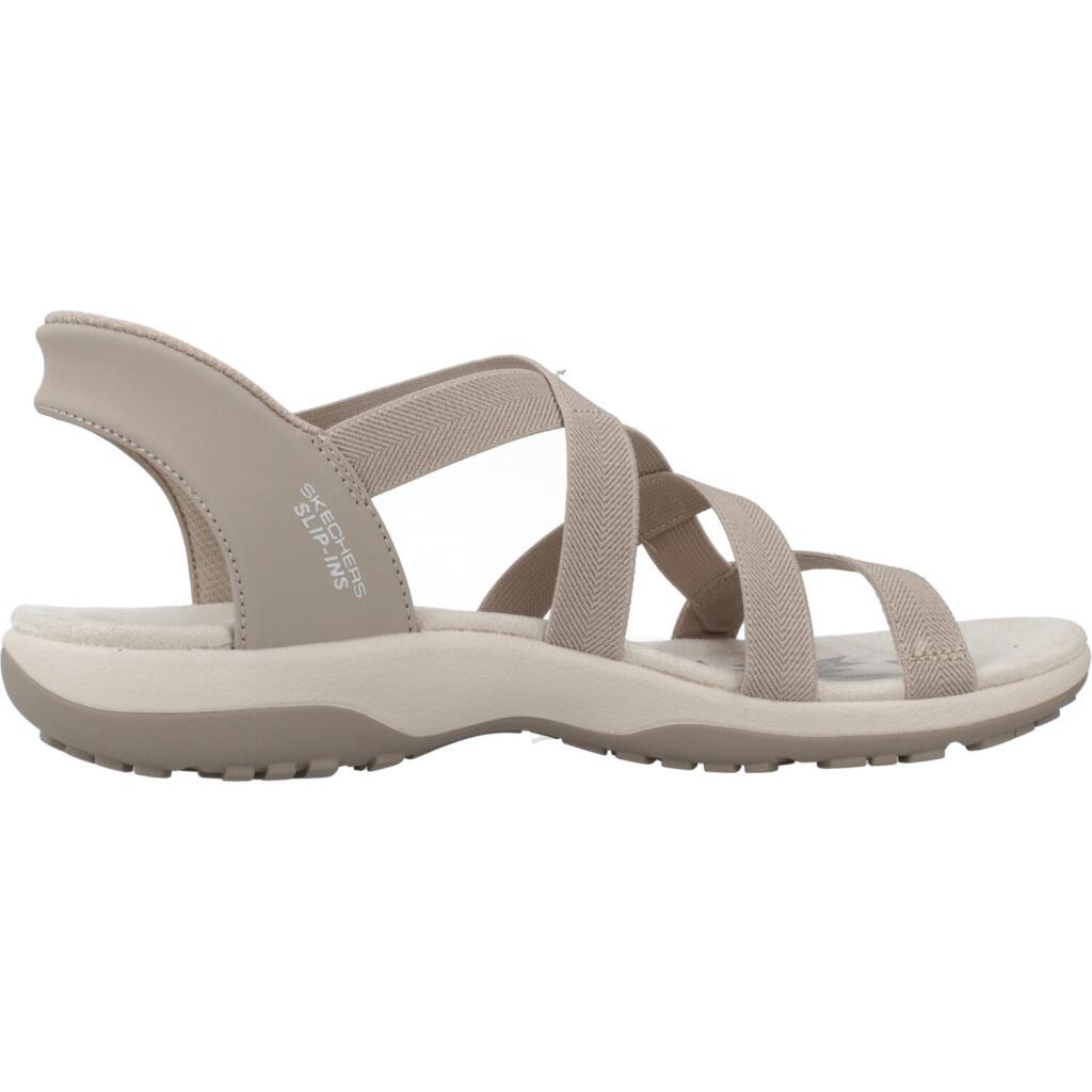Sandalias Planas Mujer Skechers  Marrón 4/6