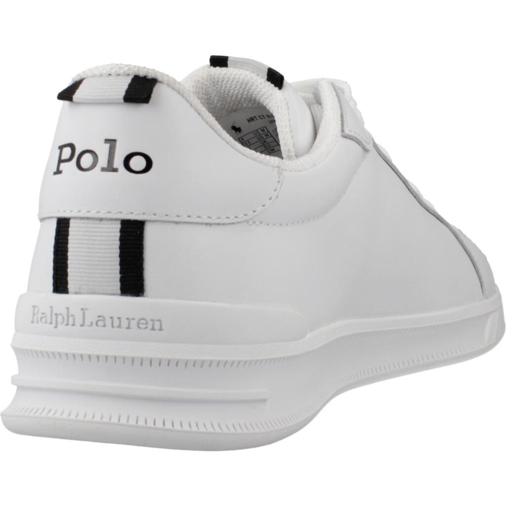 Baskets Polo Ralph Lauren Modèle Hrt Ct Ii Lo Couleur Blanc 3/5