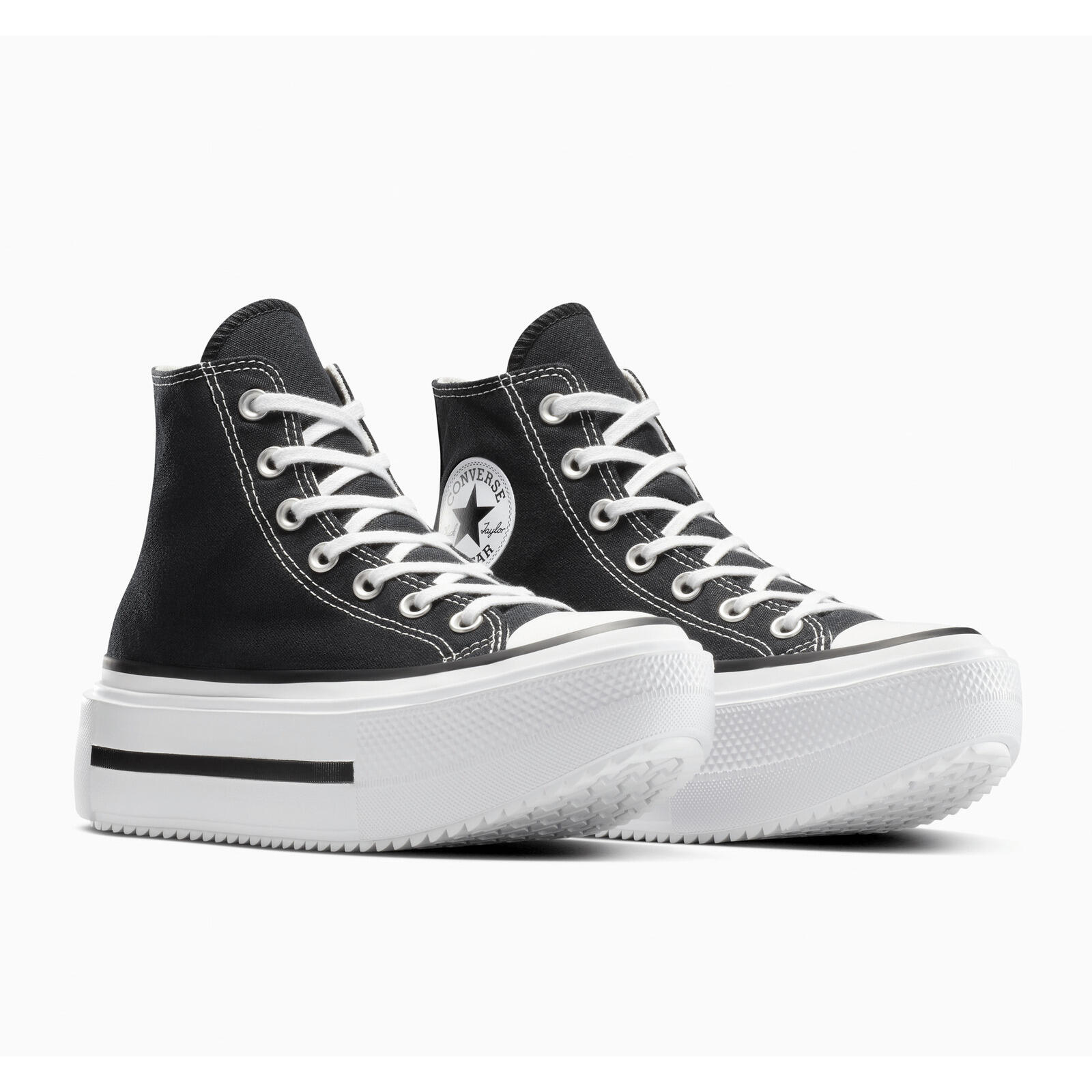 Baskets Converse Chuck Taylor All Star Lift Double Stack, Noir, Unisexe 3/5