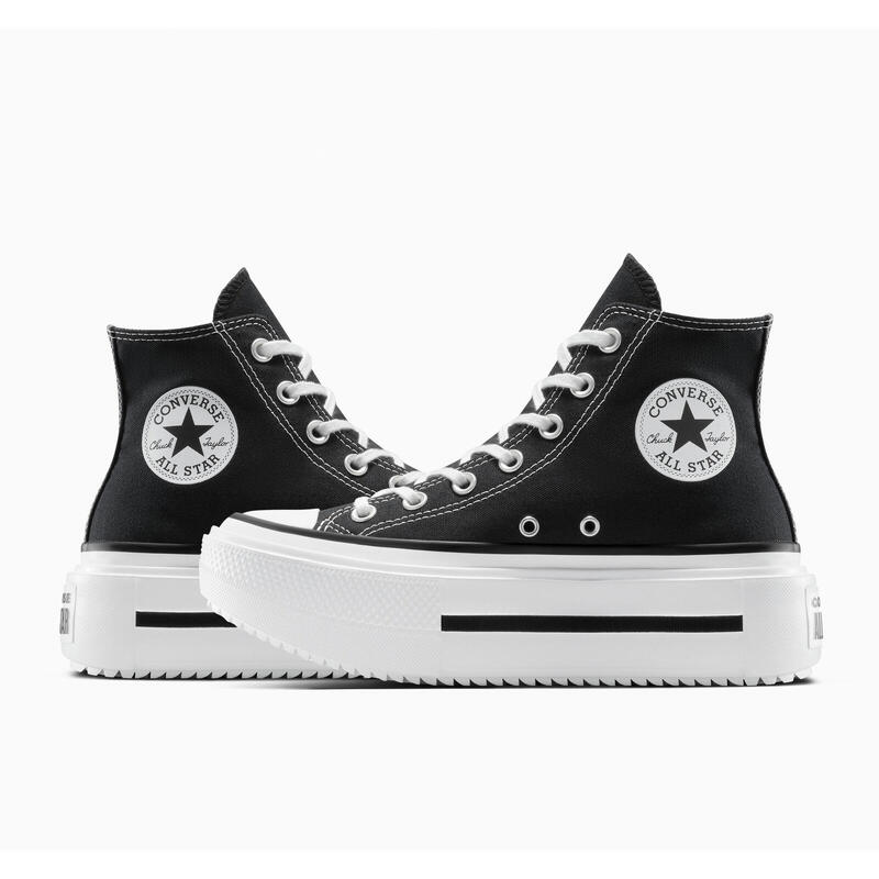 Tenisi unisex Converse Chuck Taylor All Star Lift Double, Negru