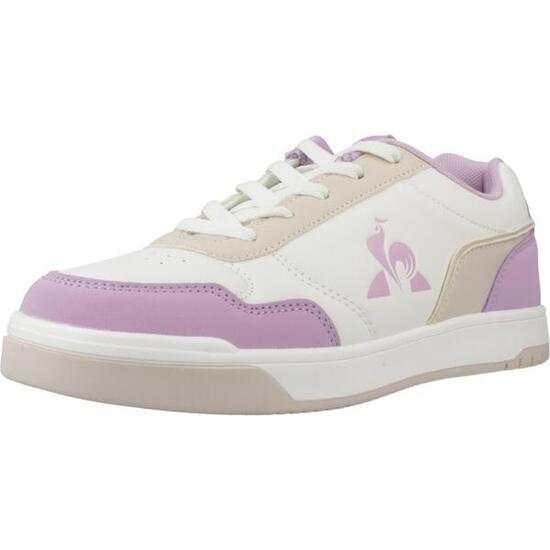 Baskets Le Coq Sportif Modèle Lcs Court Breaker Couleur Blanc