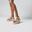 FITFLOP FitFlop Platfforms Espadr. Leather Fisherman Wedge Sandals  PLATINO 42