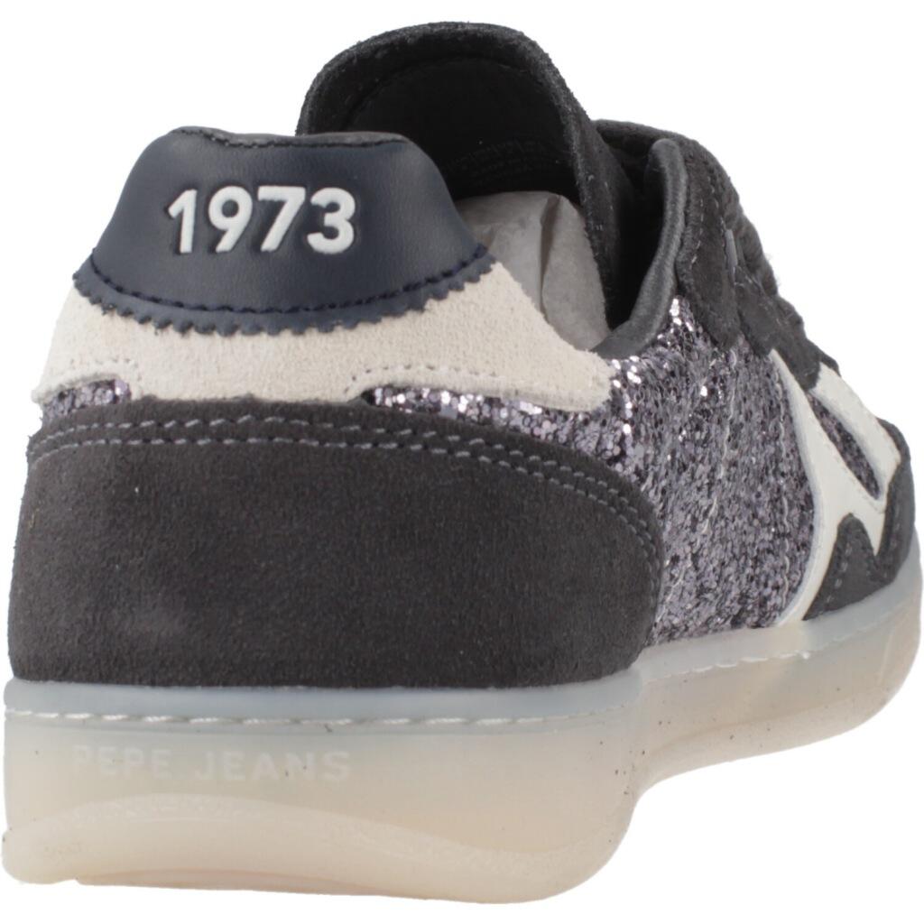 Scarpe Da Ginnastica Pepe Jeans Modello Ball Glitter W Colore Grigio 3/5