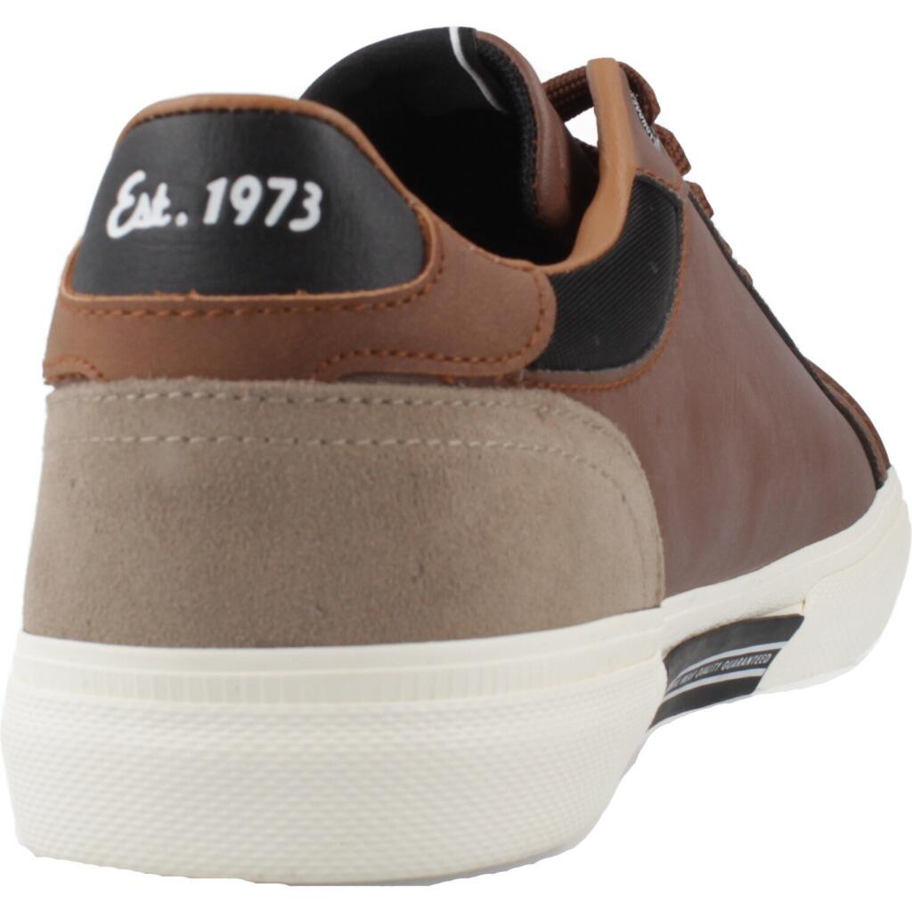 Scarpe Da Ginnastica Pepe Jeans Modello Kenton Court M Colore Marrone 3/5