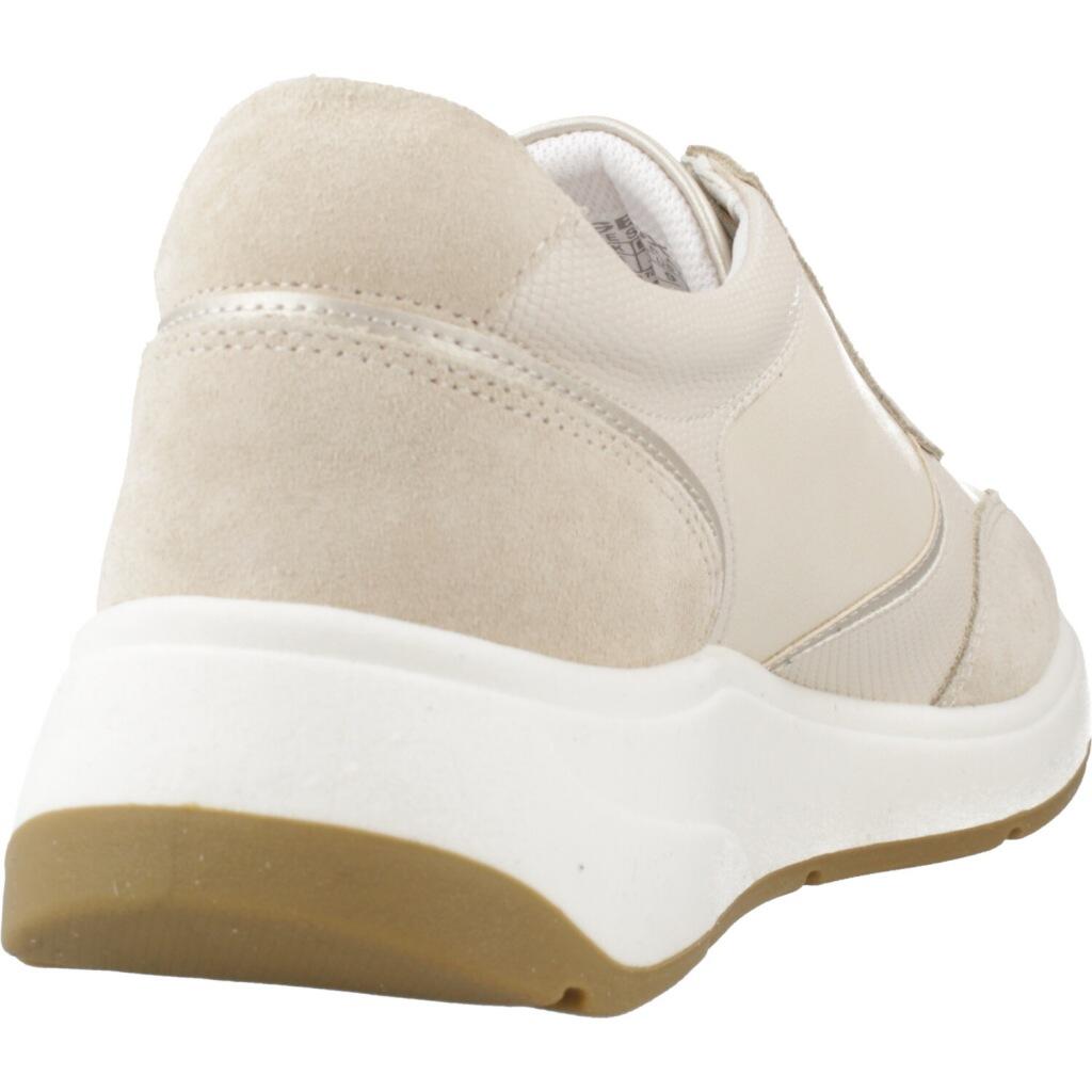 Scarpe Da Ginnastica Geox Modello D Cristael Colore Beige 3/5