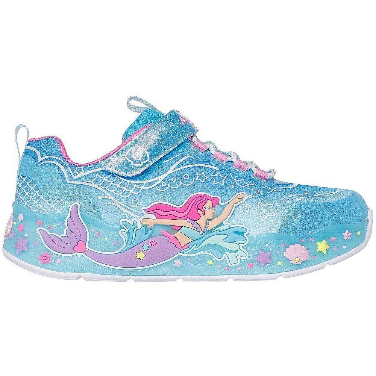 Sneakers Skechers Modell Mermaid Dreams Farbe Blau 3/5