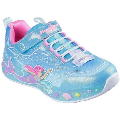 Sneakers skechers mermaid dreams, blauw, kinderen