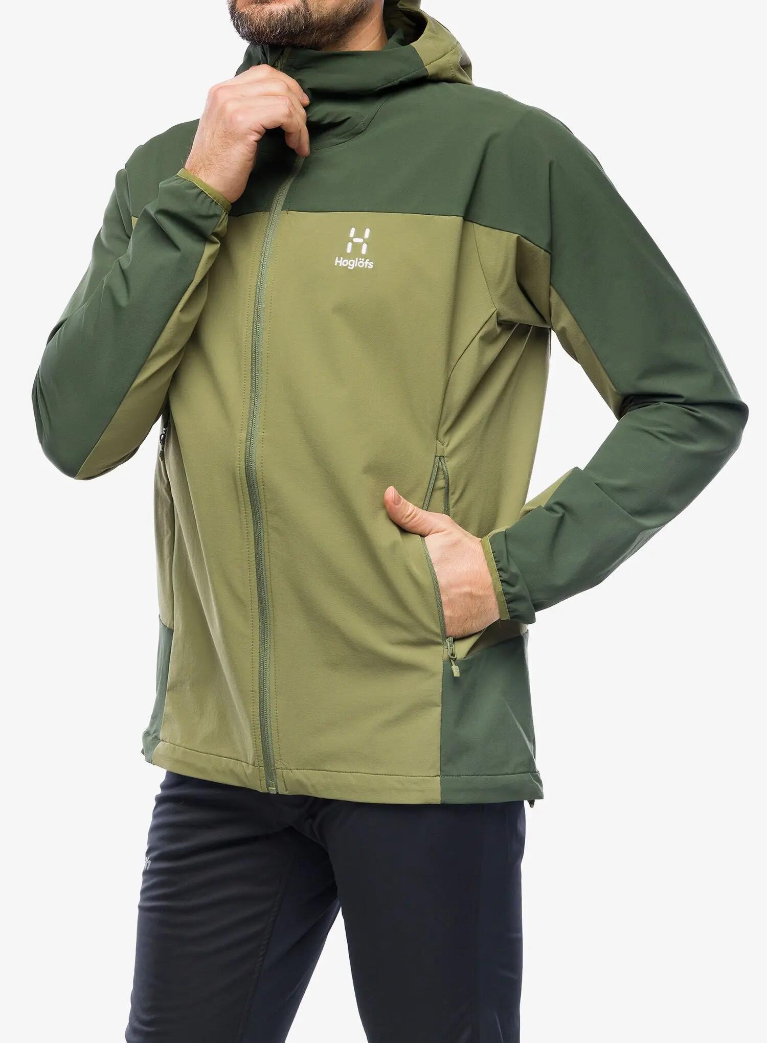 Kurtka softshell męska Haglofs Moran Softshell Hood 3/7