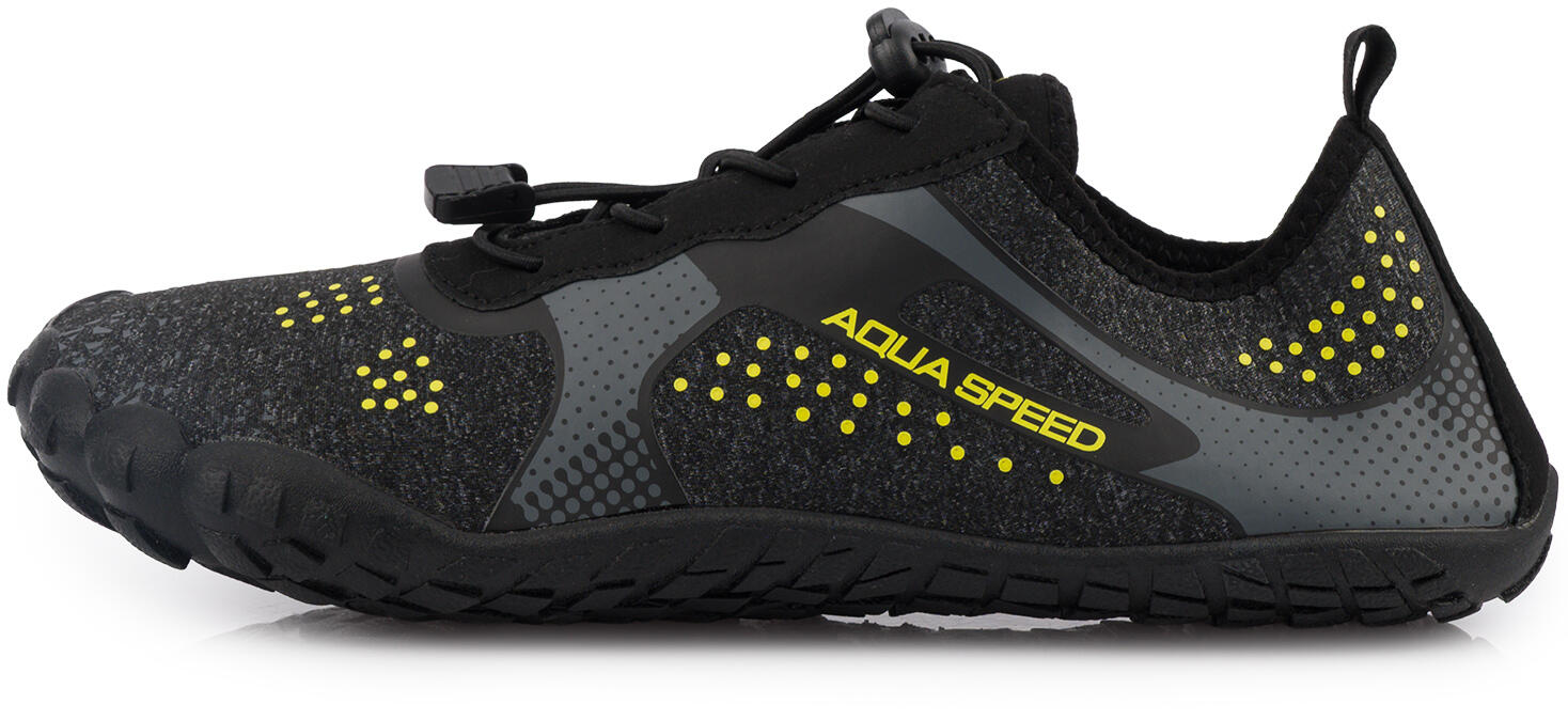 Buty do wody do pływania na plażę rafę elastyczne sznurowadła Aqua speed 2/7