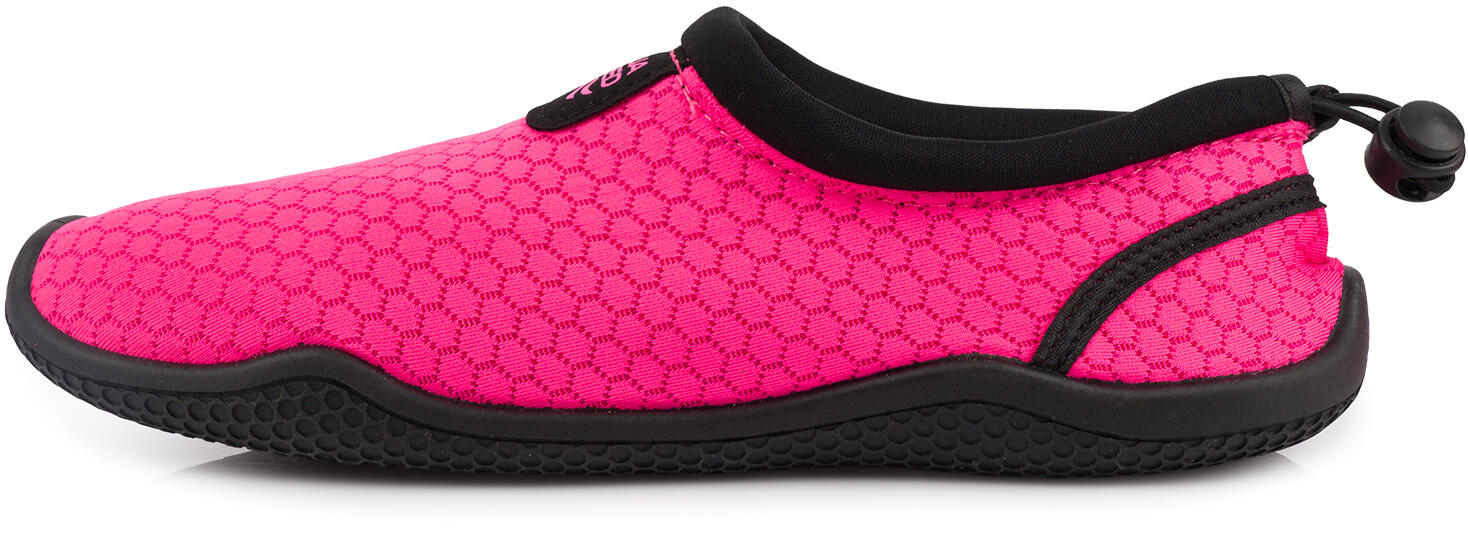 Buty do wody na plażę na kajaki rafę jeżowce różowe Aqua Speed 2/7