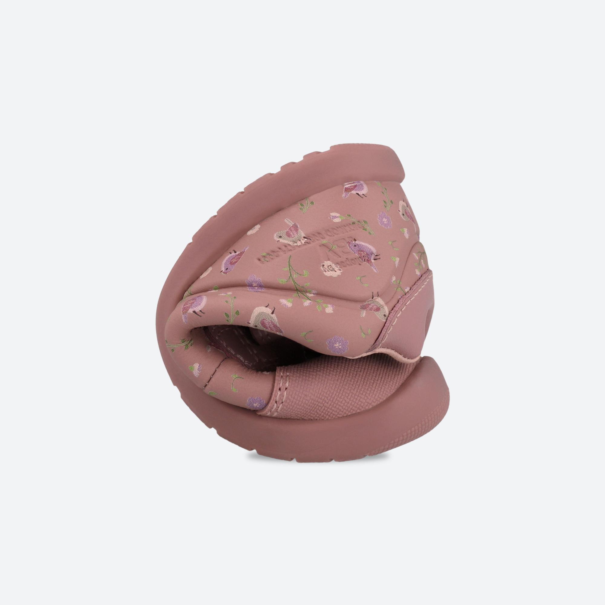 Sapatilhas Primeiros Passos Barefoot Bebê Biomecanics 251150B Rosa Adesivo 3/7
