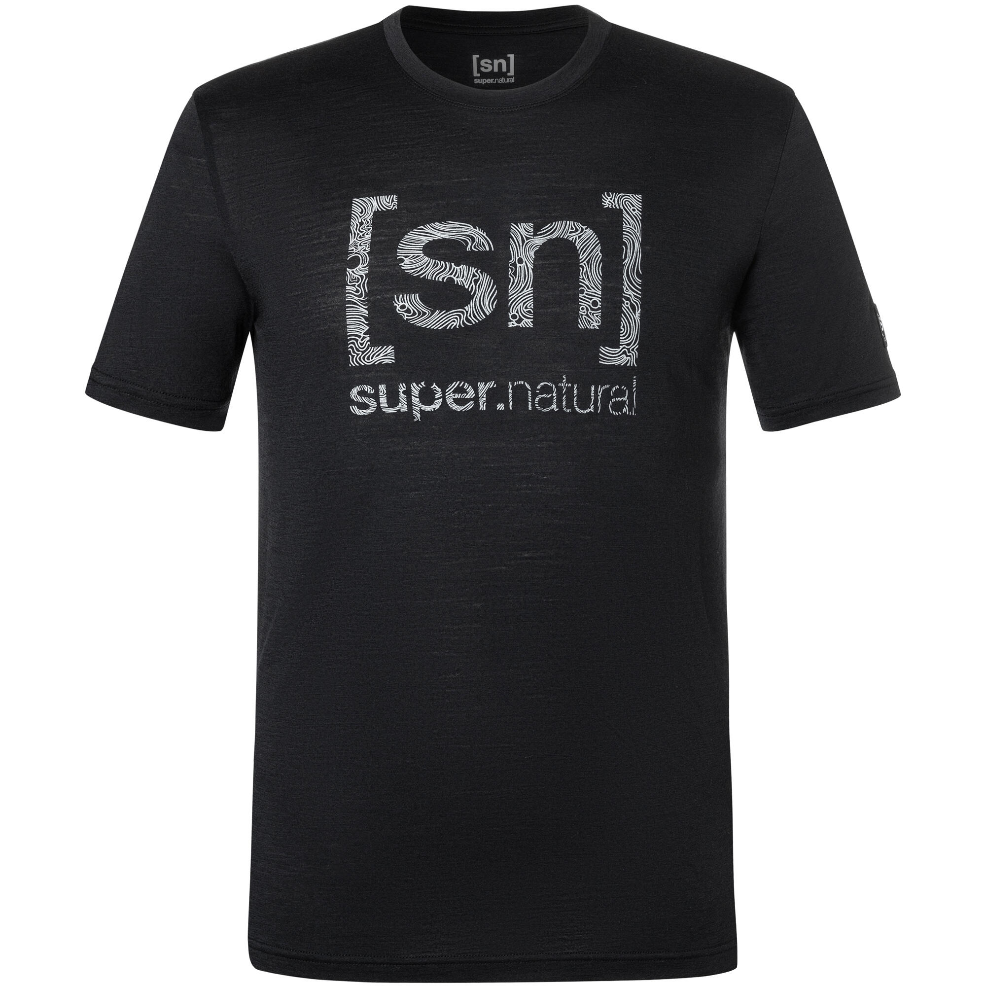 Koszulka z krótkim rękawkiem męska SUPER.NATURAL Logo Lines Tee