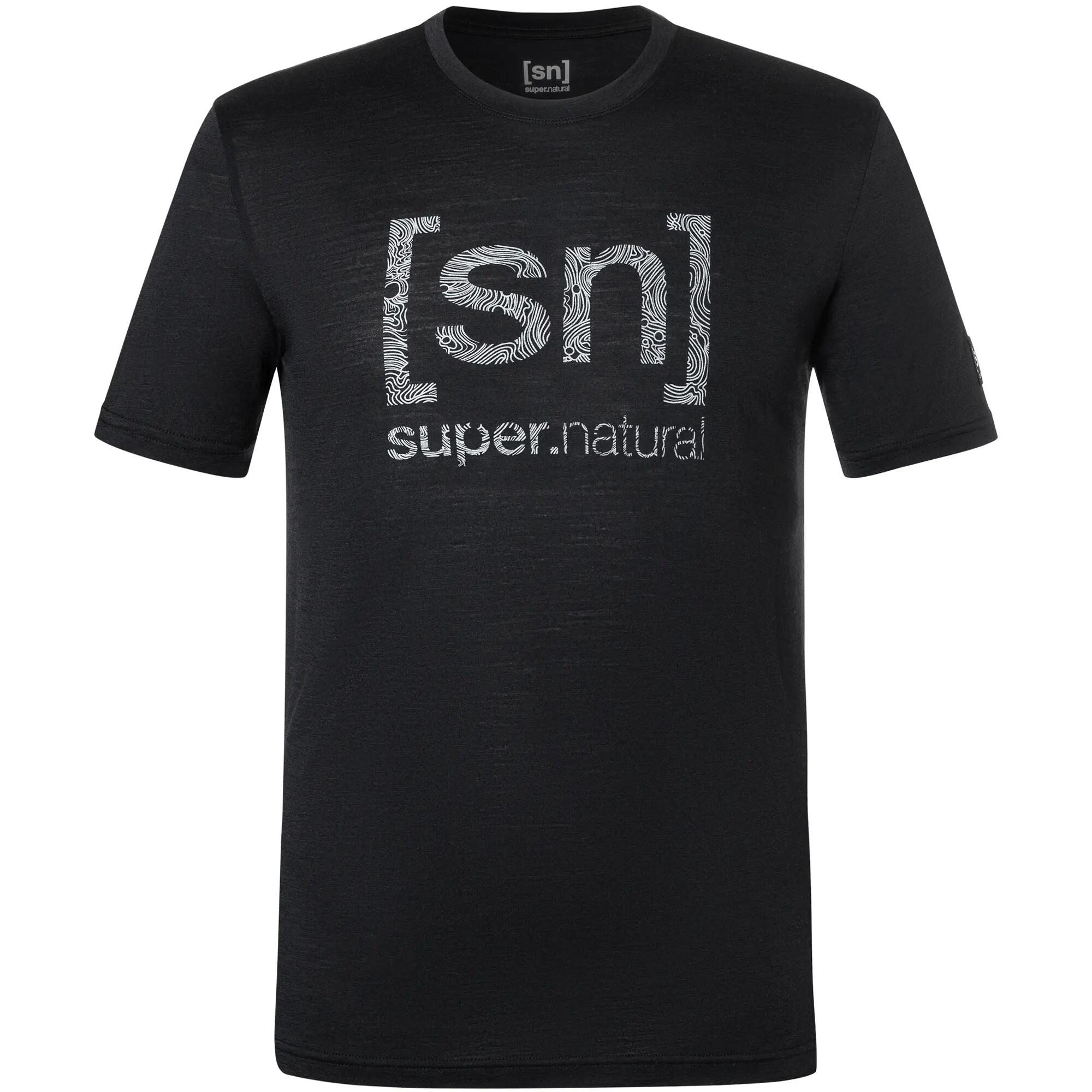 Koszulka z krótkim rękawkiem męska SUPER.NATURAL Logo Lines Tee 2/3