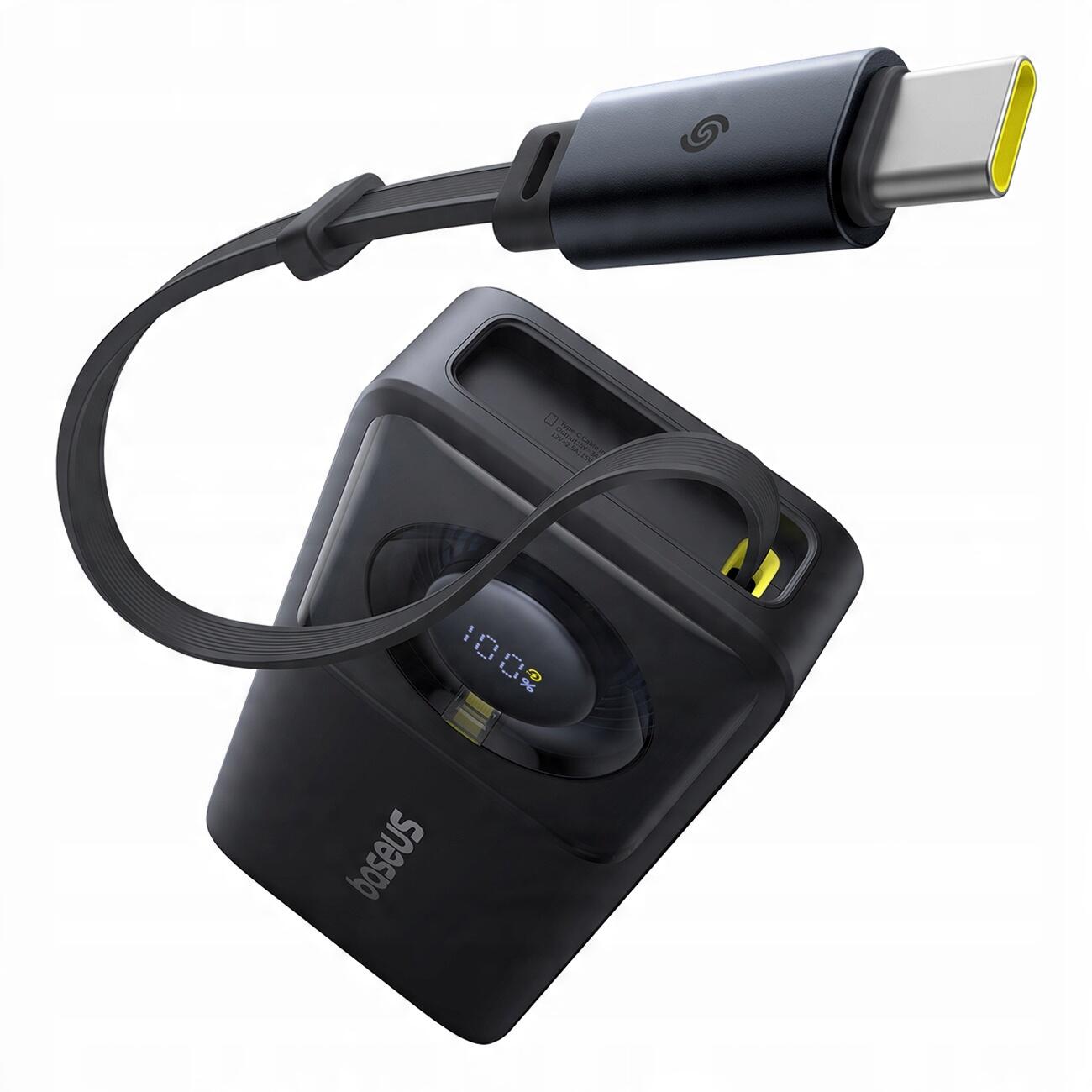 BASEUS Powerbanka 10000 mah 30 w s kabelem usb c