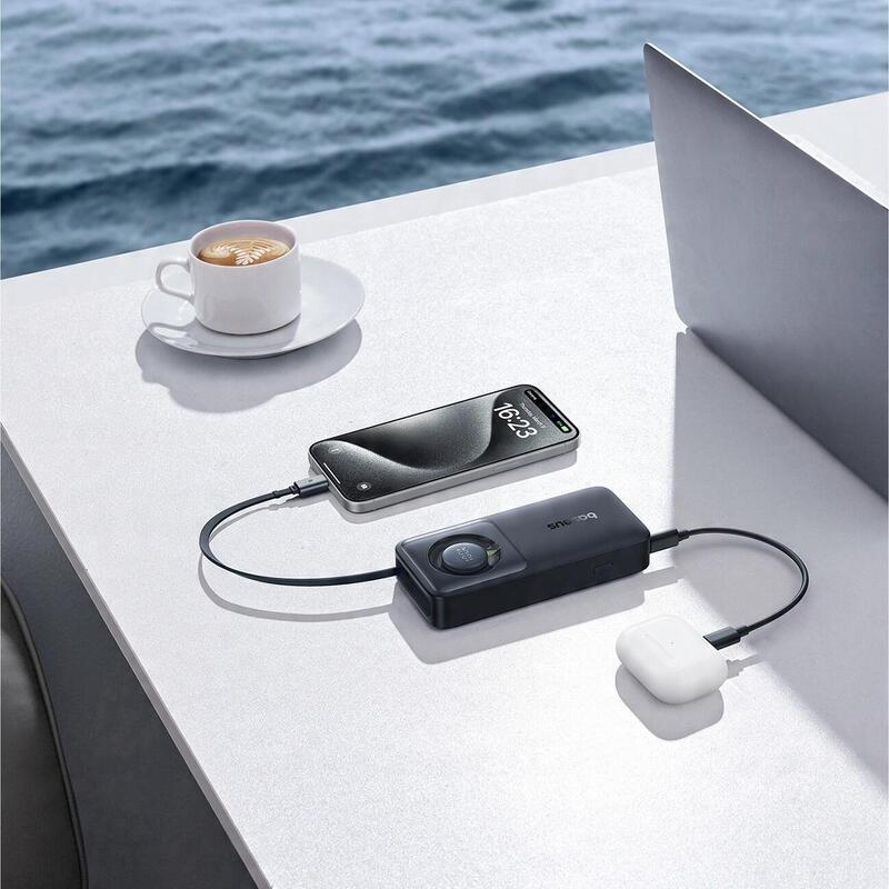 Powerbanka 10000 mah 30 w s kabelem usb c