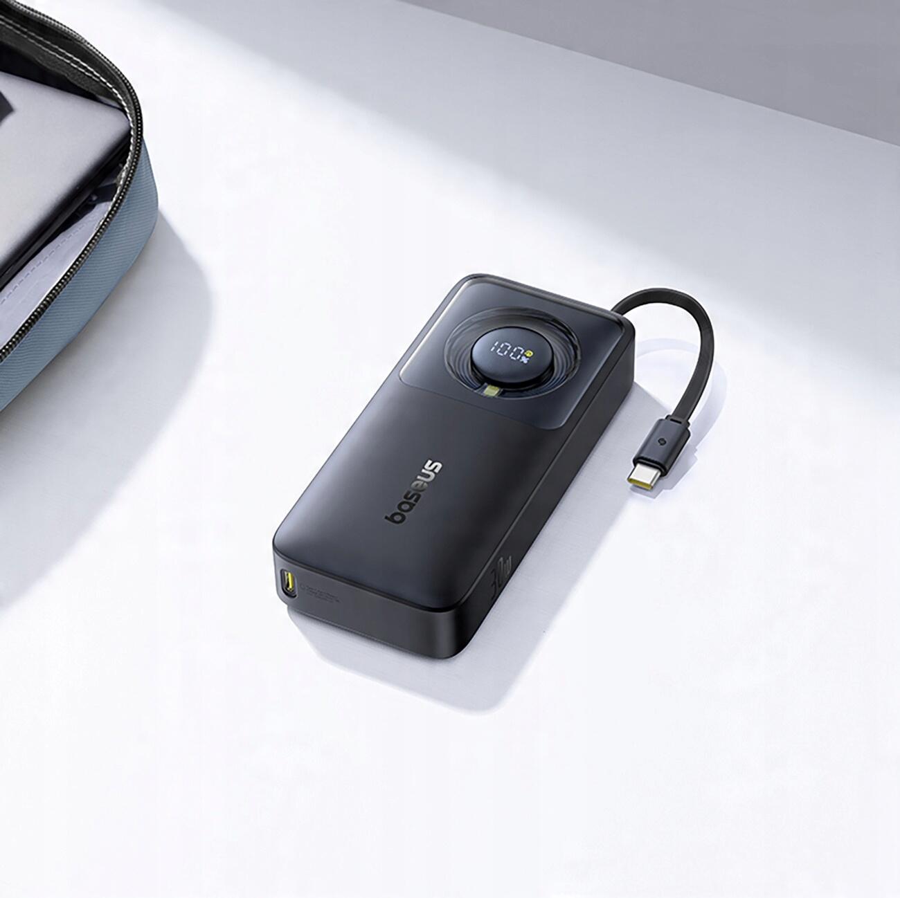 Baseus powerbank 10000mah 30w z kablem usb c 7/7