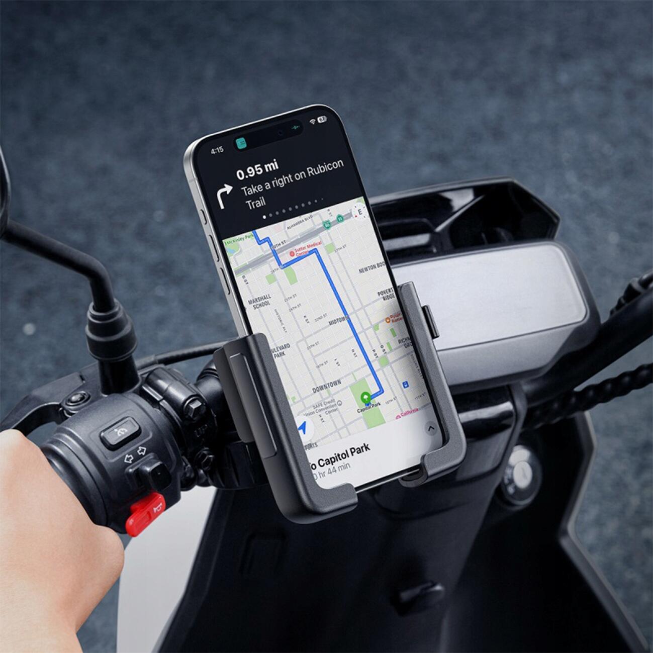 Baseus telefoonhouder voor fiets, scooter en motorfietsen 2/7