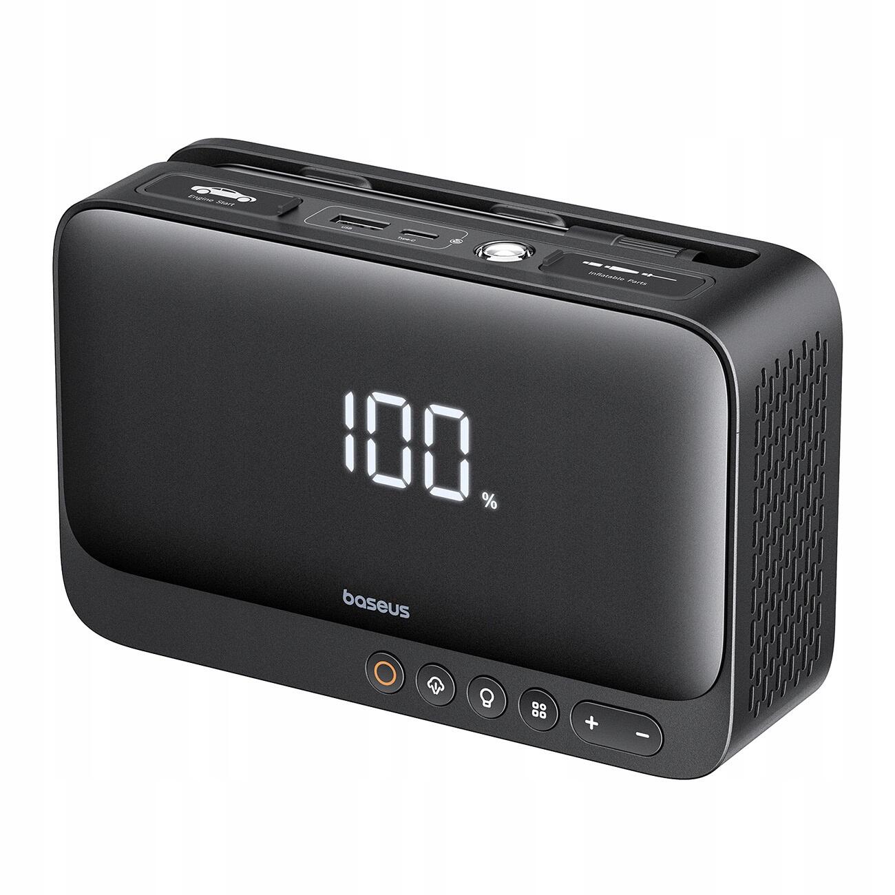 AVVIATORE BASEUS 600A BOOSTER POWERBANK 6000 mAh COMPRESSORE 3/7
