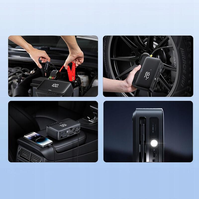 jump starter 600a booster  6000 mah kompresor