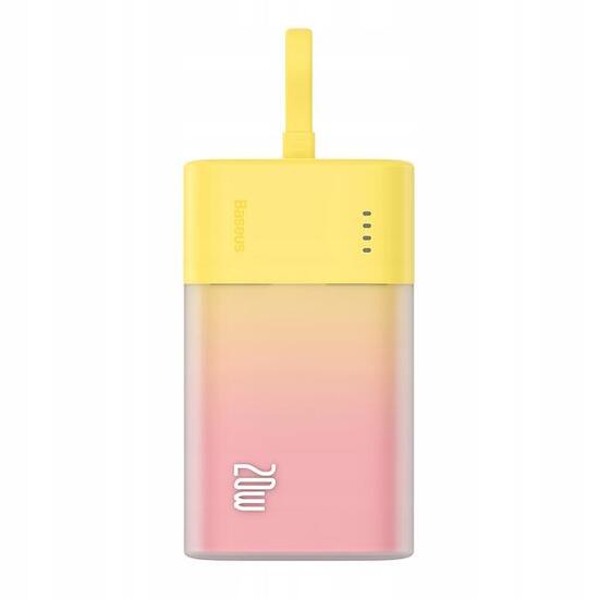 Baseus powerbank 20w 5200mah z wbudowanym kablem lightning