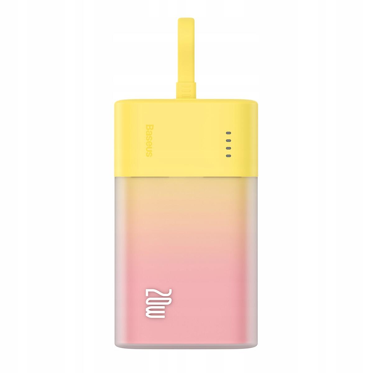 BASEUS Powerbanka 20 w 5200 mah s vestavěným kabelem lightning