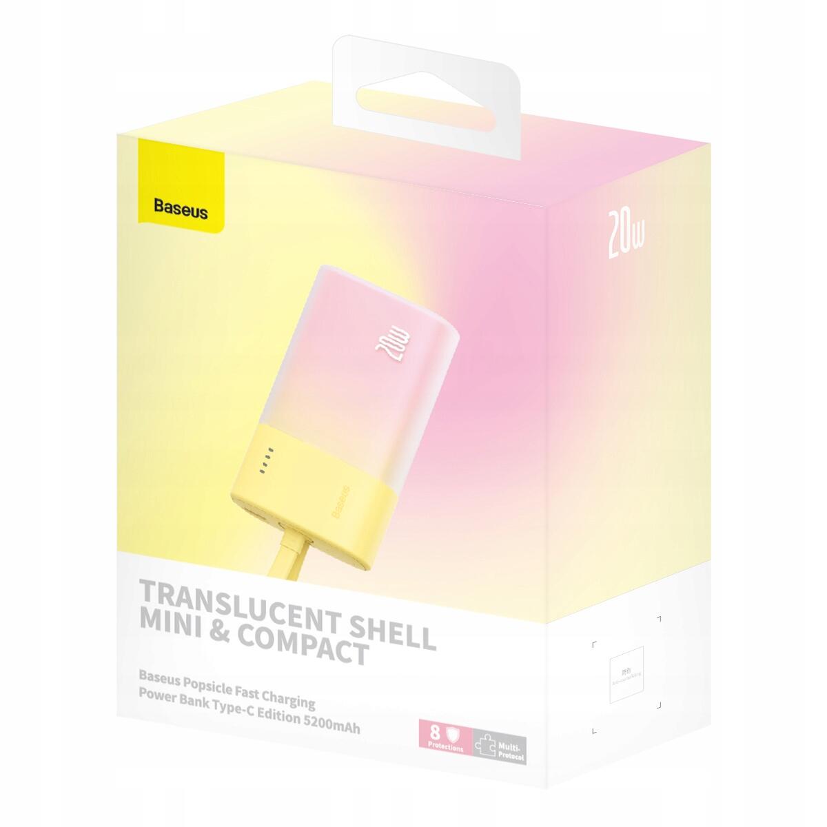 Powerbanka 20 w 5200 mah s vestavěným kabelem lightning 7/7