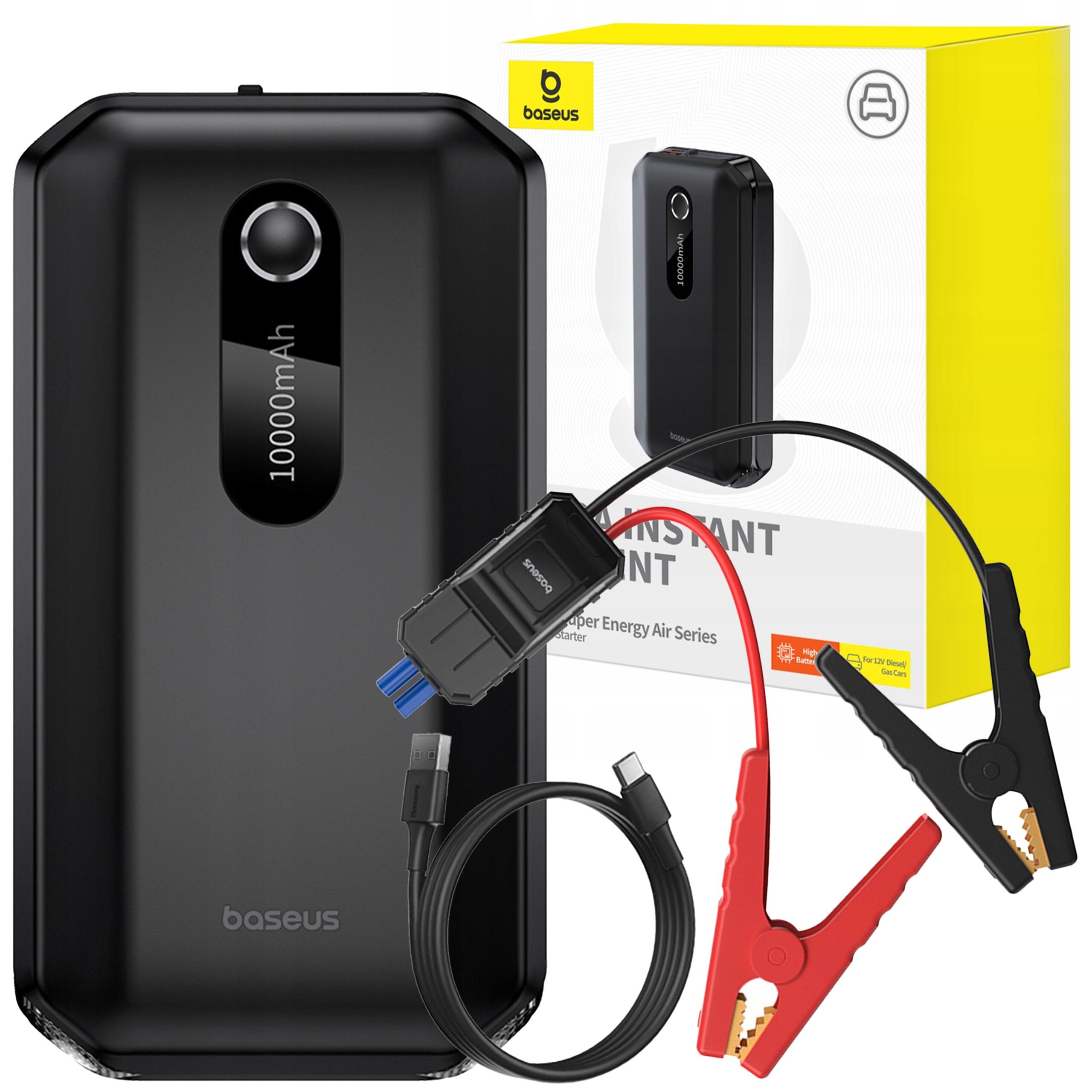 BASEUS jump starter booster 10000mah 1000a startér