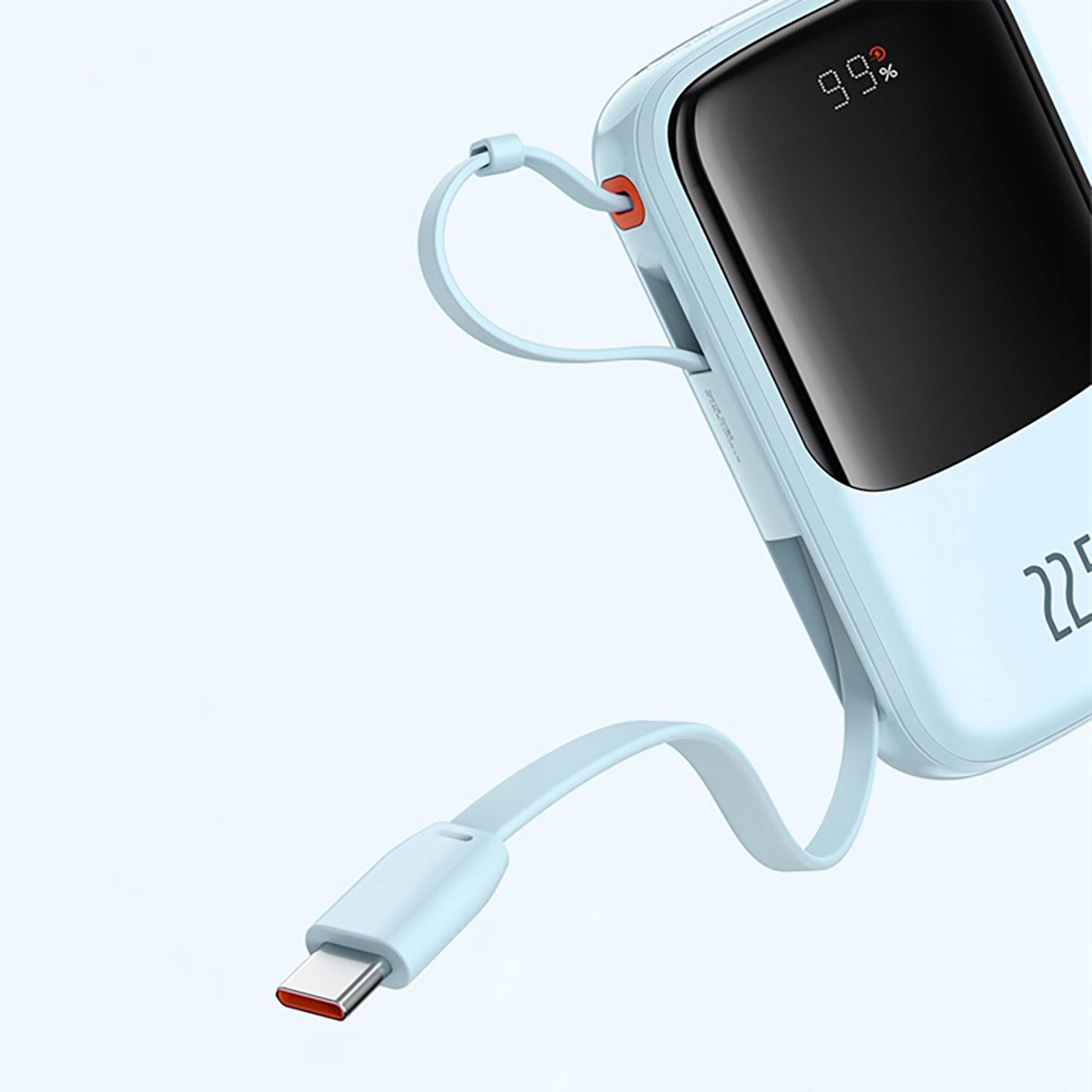 Baseus powerbank 22.5w 10000mah z kablem usb-c 3/7
