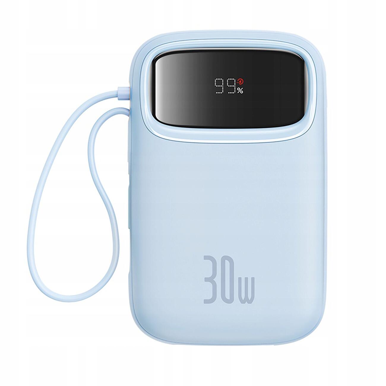 Baseus Power Bank Veloce QPow 2 30W 10000mAh con Cavi USB-C 2/7