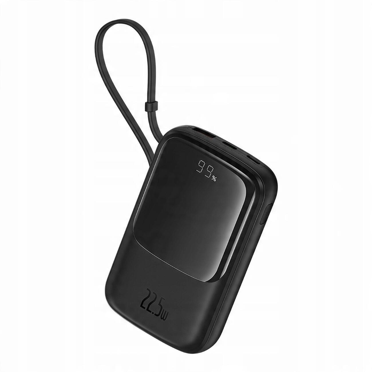 Baseus powerbank 10000mah 22,5w z kablem usb c 4/7
