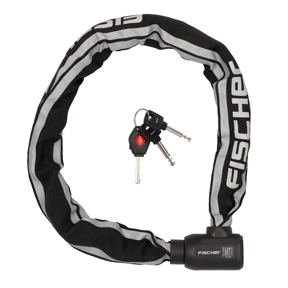 FISCHER Kettenschloss Protec Plus - Fahrrad CK 100 cm ART zertifiziert 5/7