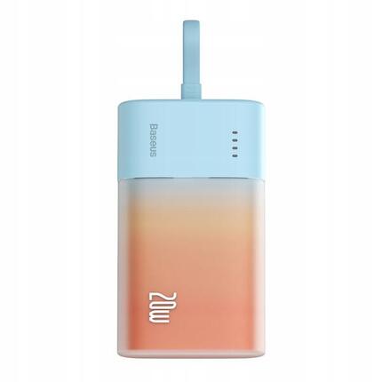 Baseus powerbank 20w 5200mah z wbudowanym kablem lightning