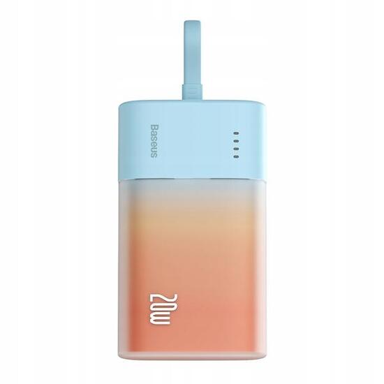 Baseus powerbank 20w 5200mah z wbudowanym kablem lightning