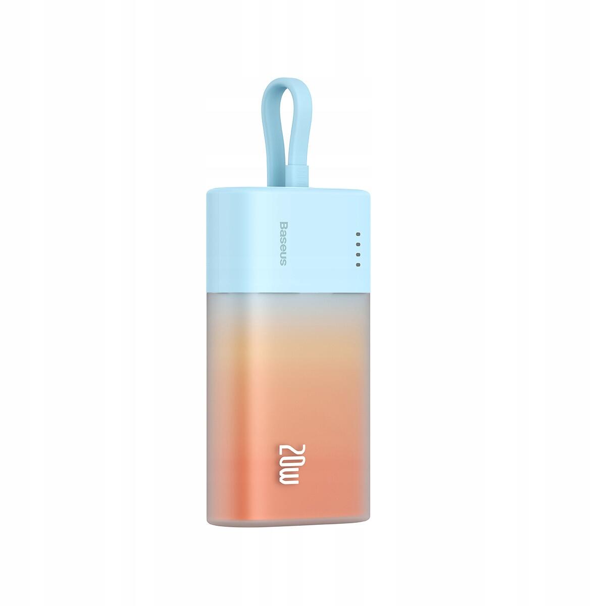 Batterie Externe Puissante Baseus 5200mAh 20W avec Câble Lightning Intégré 4/7