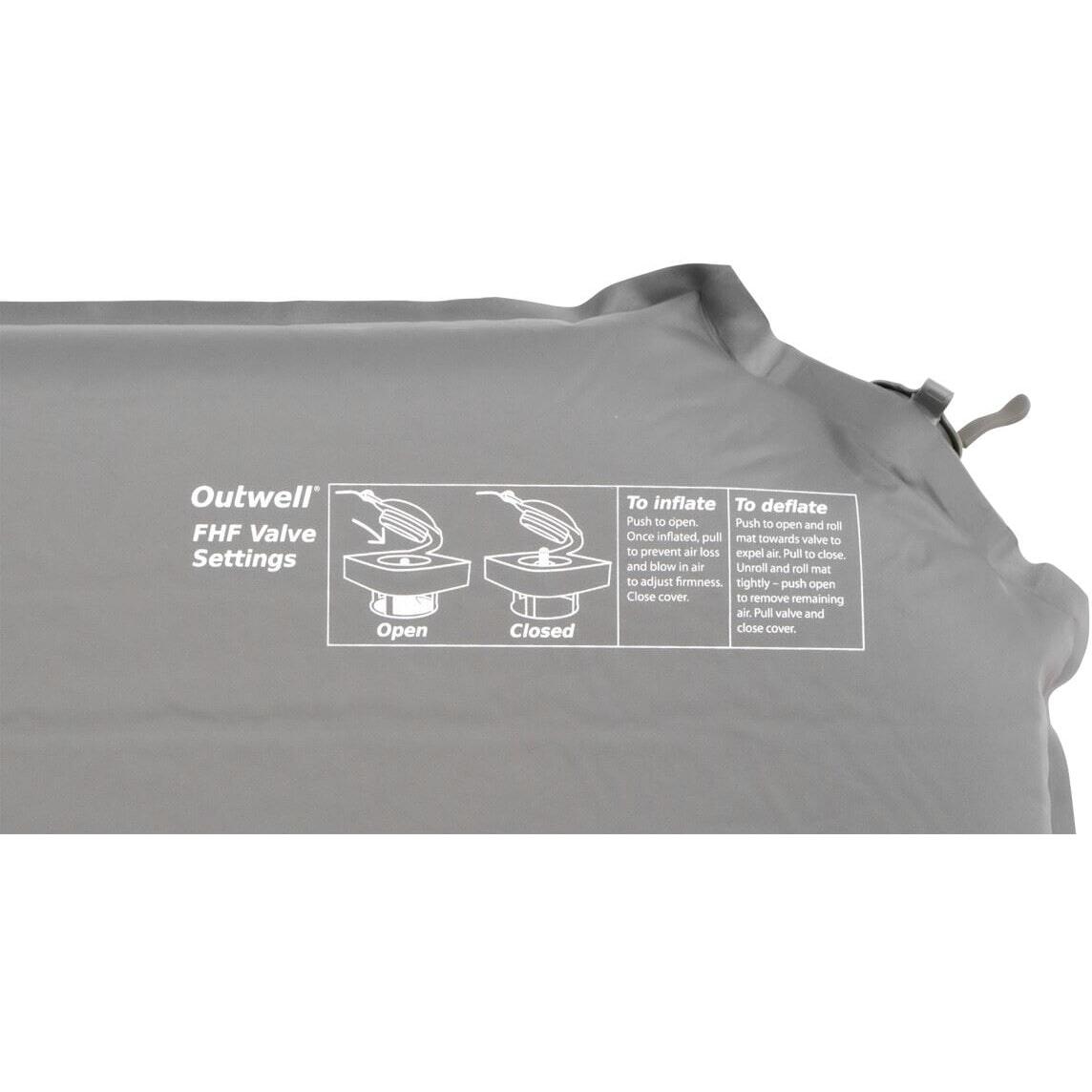 Selbstaufblasbare Isomatte Sleepin Double 10cm 3/7