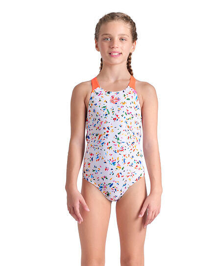 ARENA Dívčí plavky Performance Girls' Confetti Swim Pro Back