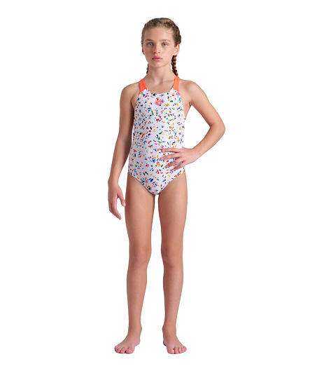 Dívčí plavky arena Performance Girls' Confetti Swim Pro Back 5/7