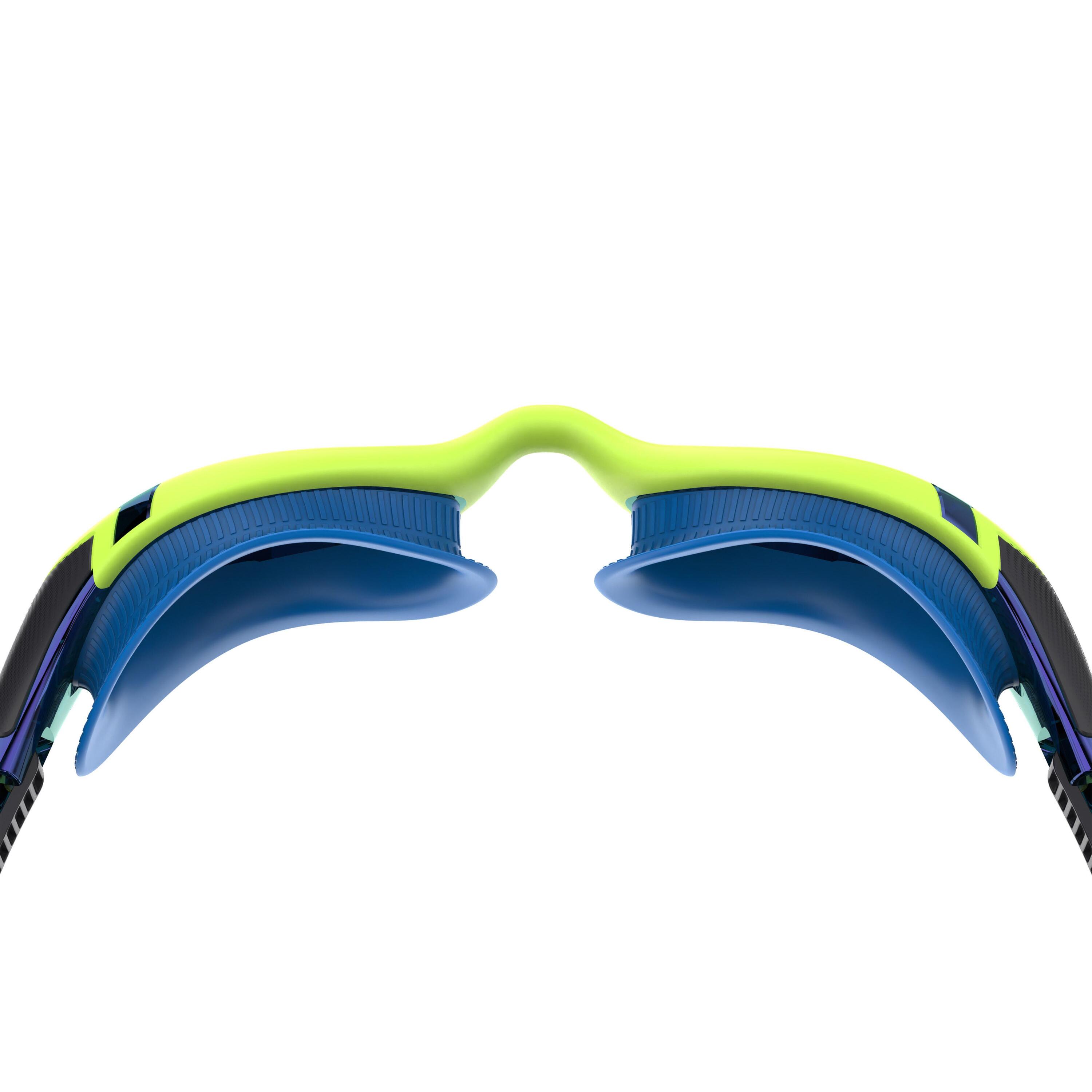 Speedo Biofuse 2.0 Lunettes de Natation Miroir Electric Lime/Cobalt Iris Mirror 3/7