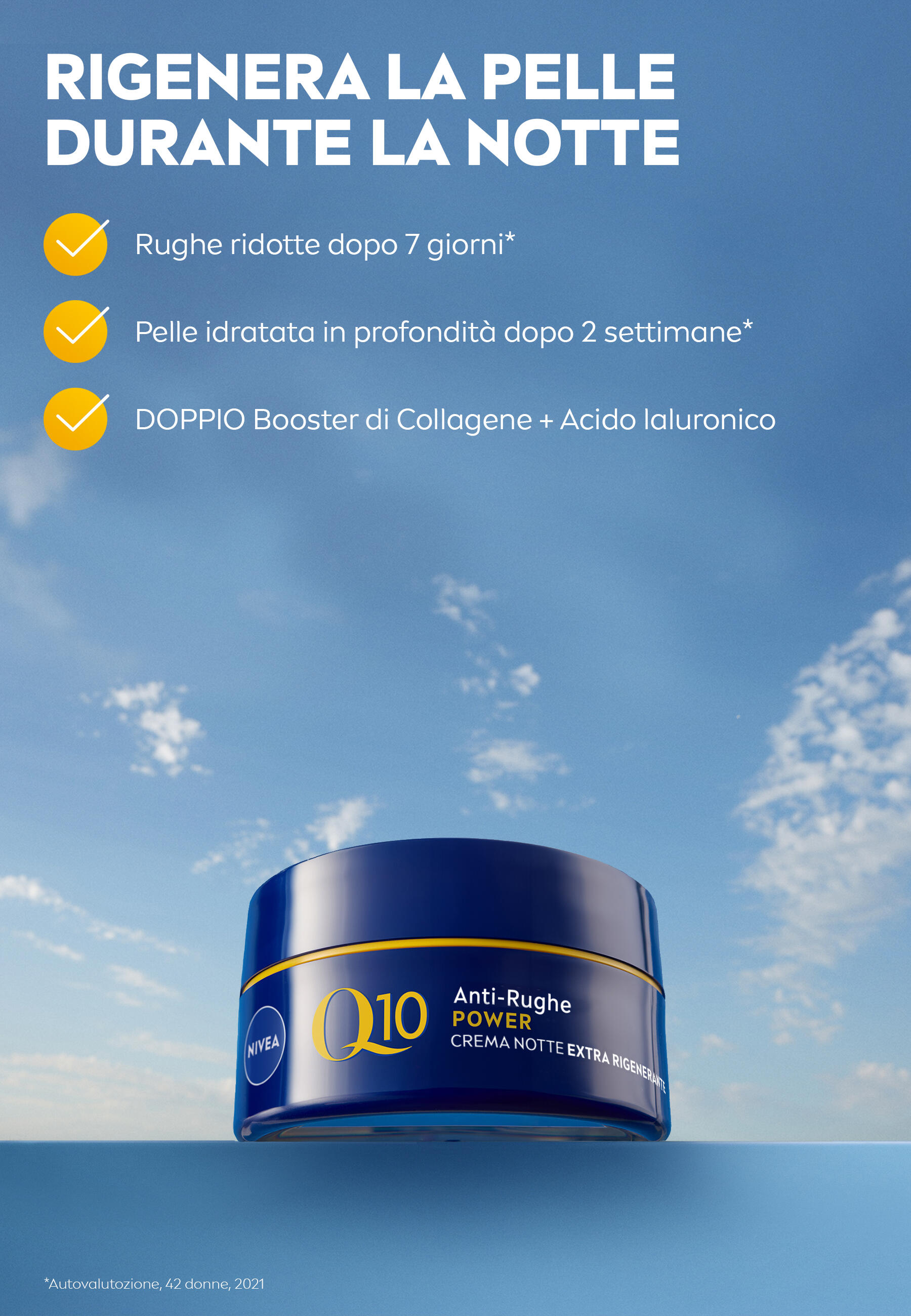 Crema Notte Extra Rigenerante Q10 Antirughe 50 ml 2/7