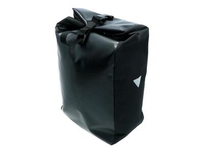 Dresco enkele fietstas traveller - 15 liter - zwart