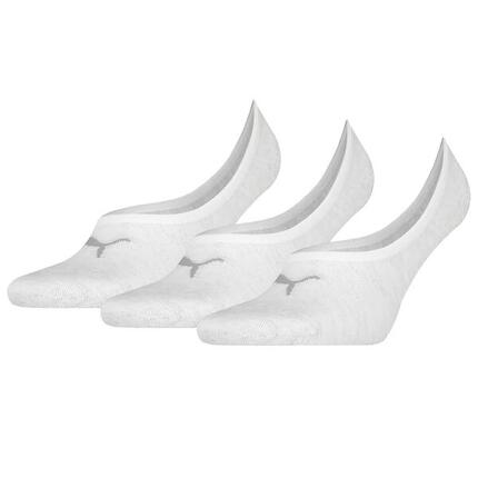 Socken Puma Footie 3 Pack, Weiß, Unisex
