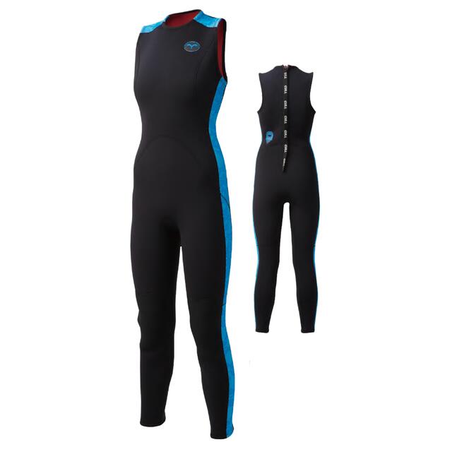 GULL - GULL 3mm ヴィンテージロングジョン　Women&#39;s Gull Women's Vintage 3mm Long John-Black/CamoSKAqua-M