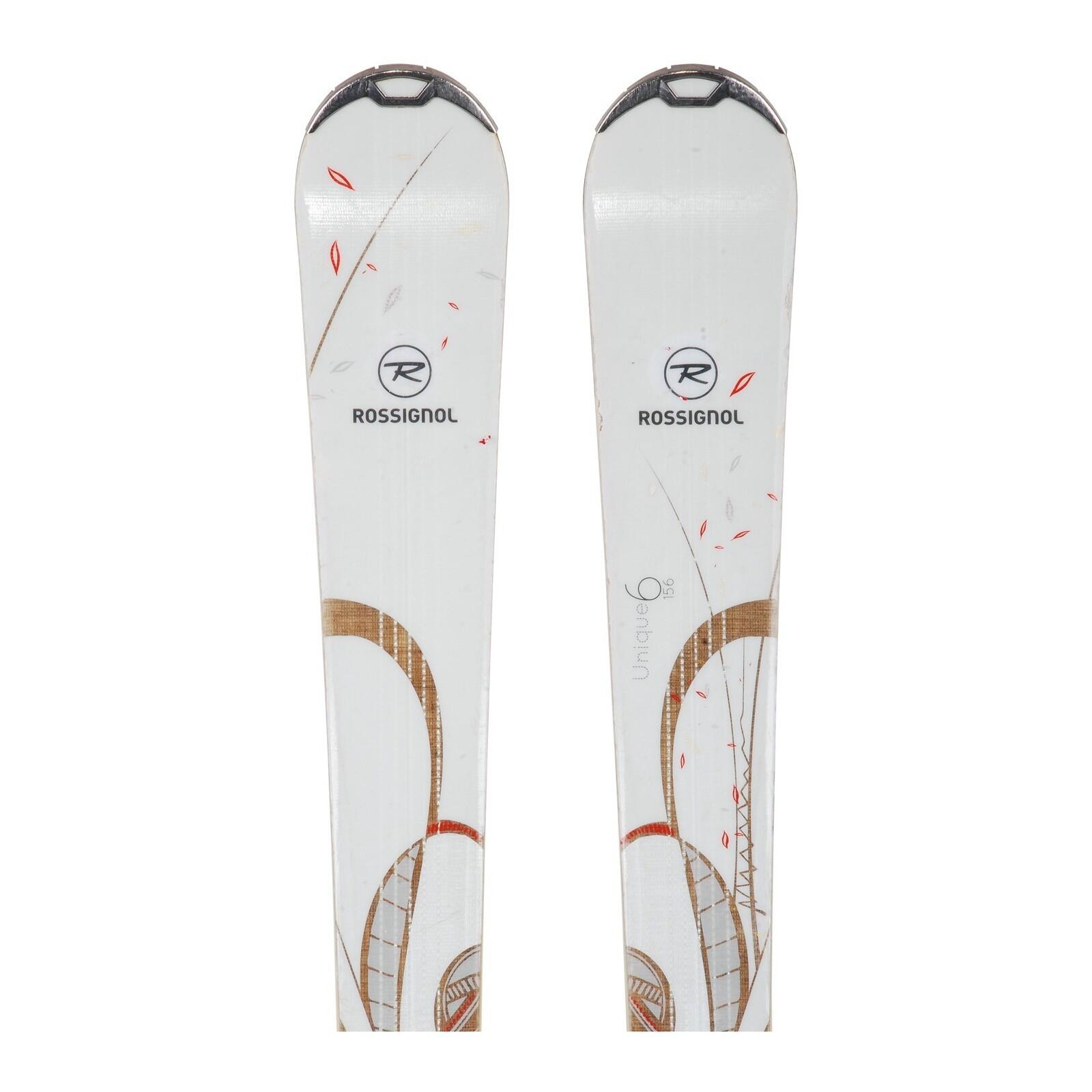 RECONDITIONNE - Ski Rossignol Unique 6 + Fixations 2/4