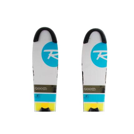 RECONDITIONNE - Mini Ski Rossignol Scratch Free Zb + Fixations