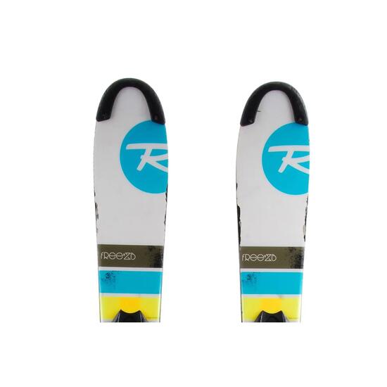 RECONDITIONNE - Mini Ski Rossignol Scratch Free Zb + Fixations
