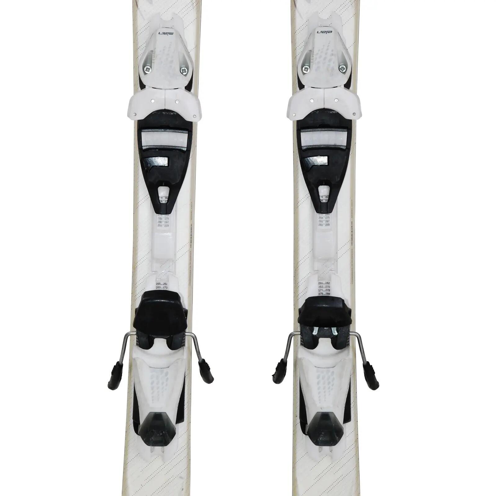 RECONDITIONNE - Ski Elan White Perla + Fixations 3/4