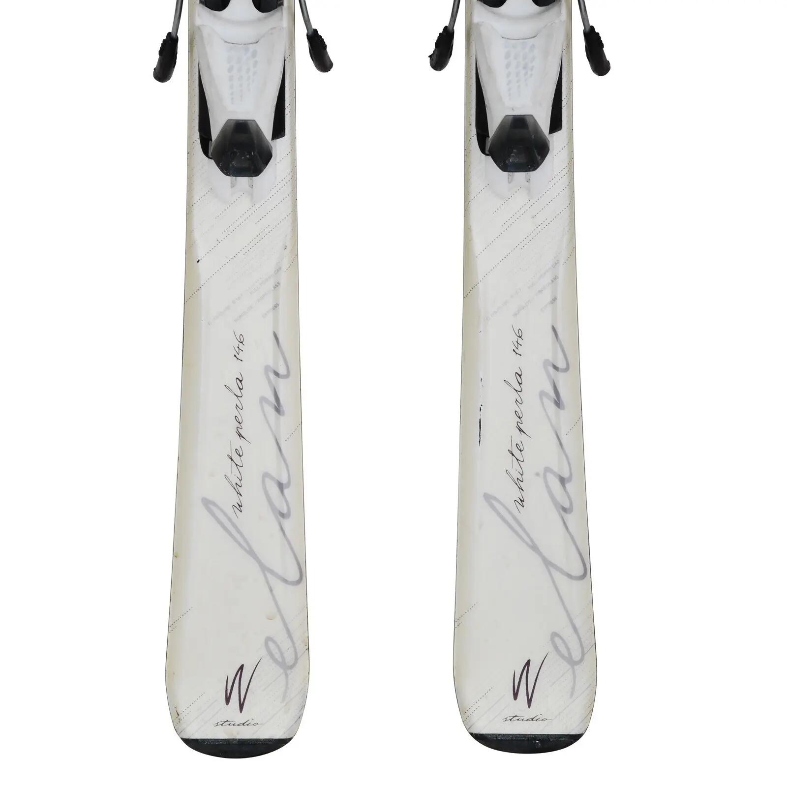 RECONDITIONNE - Ski Elan White Perla + Fixations 4/4