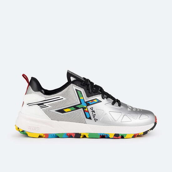 Zapatilla de hockey hierba MUNICH Drag Olympix plateado