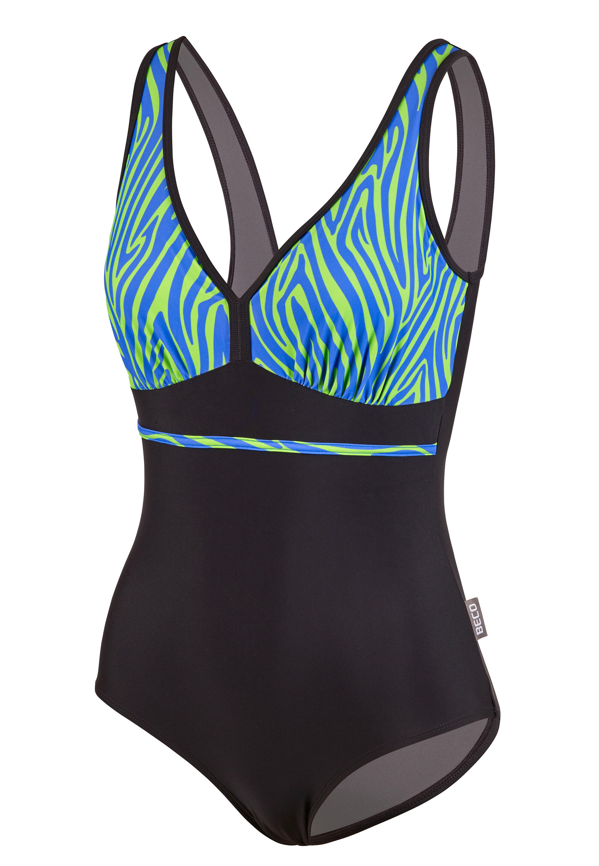 Beco Zebra Vibes Swimsuit | C-cup | Blue/green 2/5